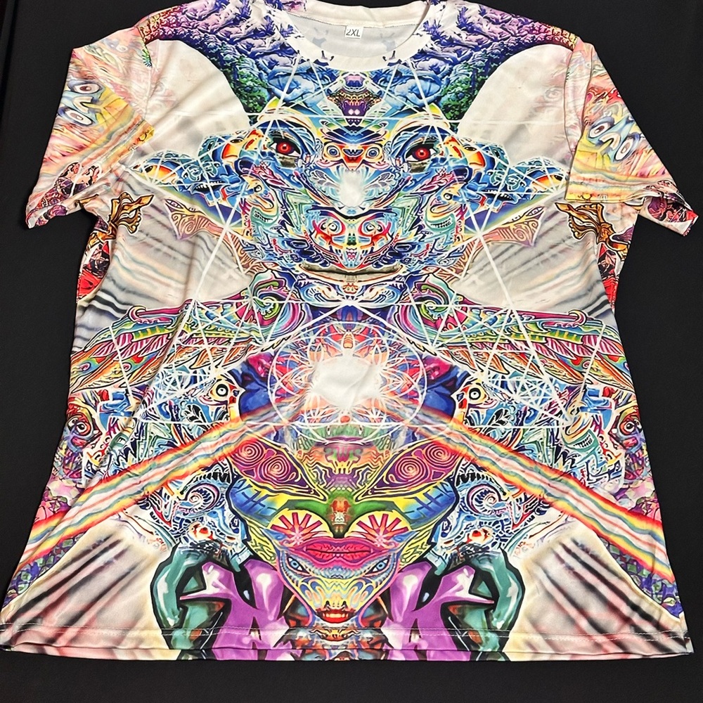 Colorful Geometric Graphic T-Shirt